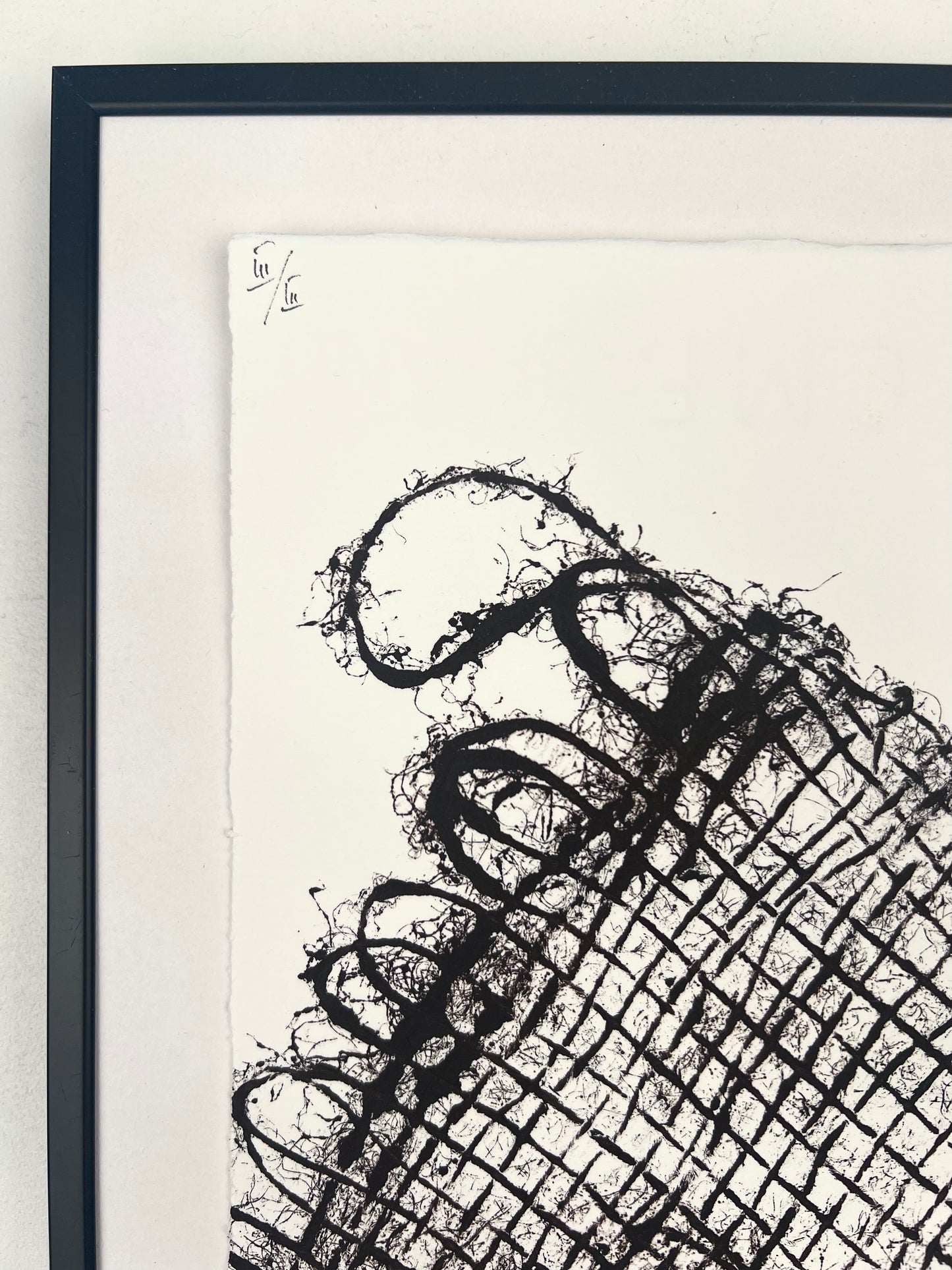 Torsion jute tissée