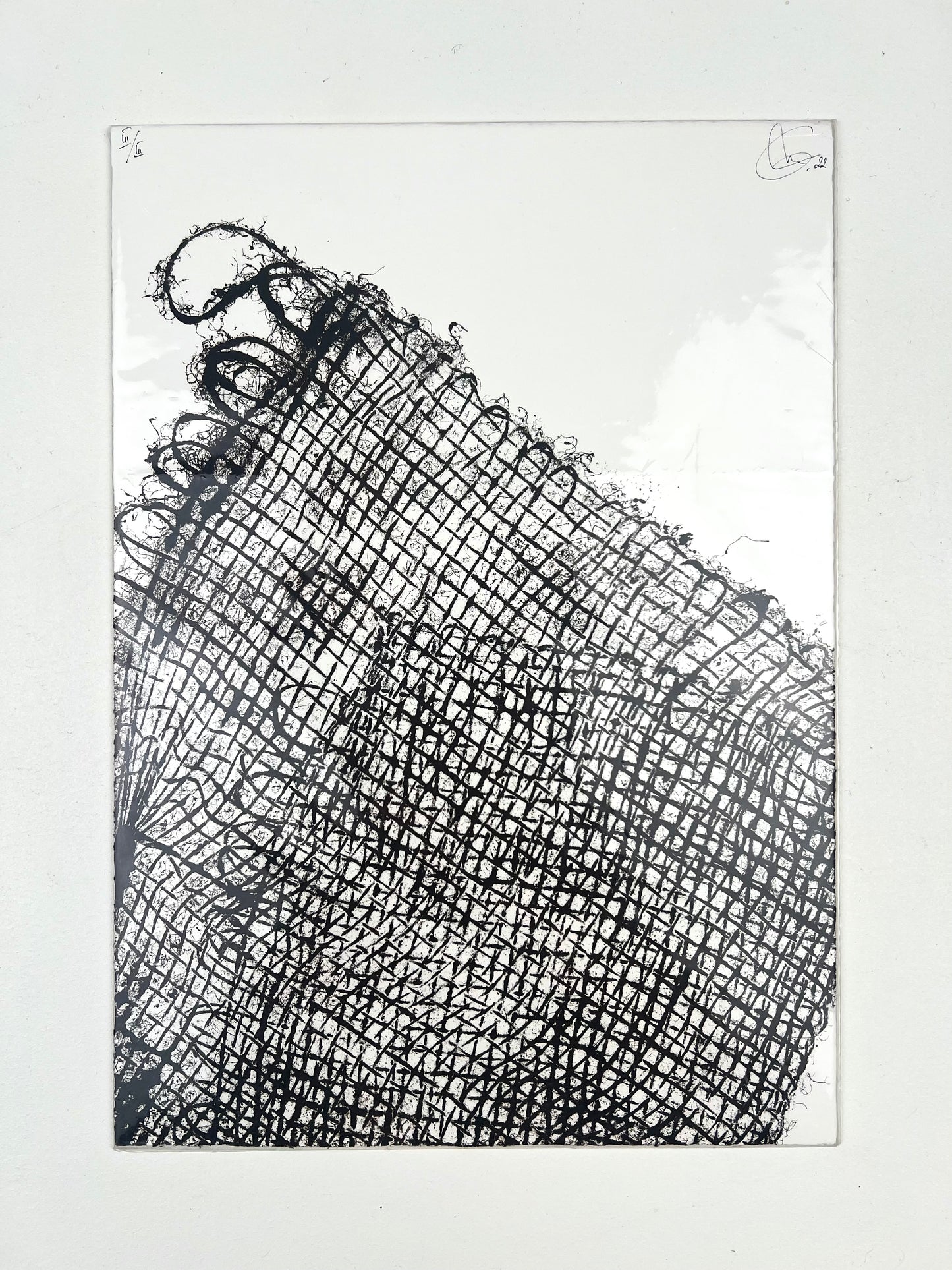 Torsion jute tissée